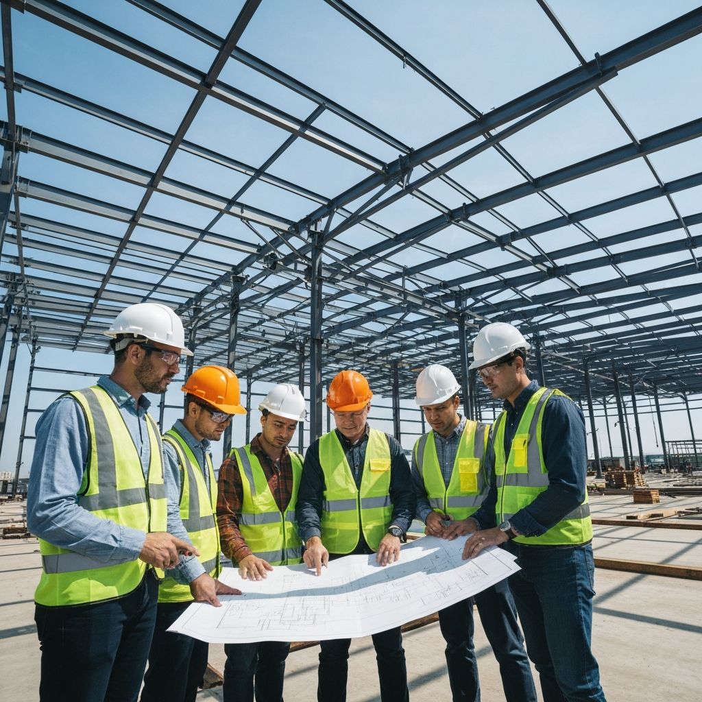 Brigadez team on construction site