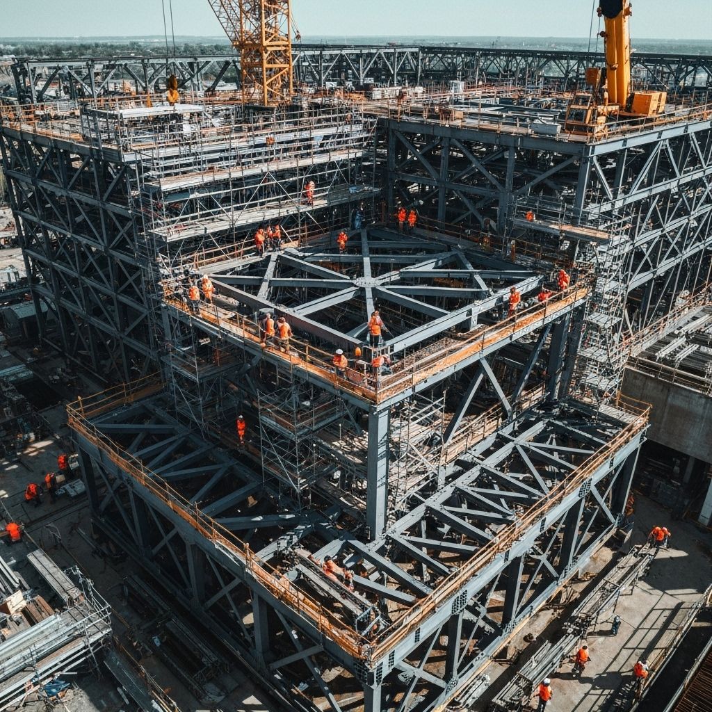 Metal construction site