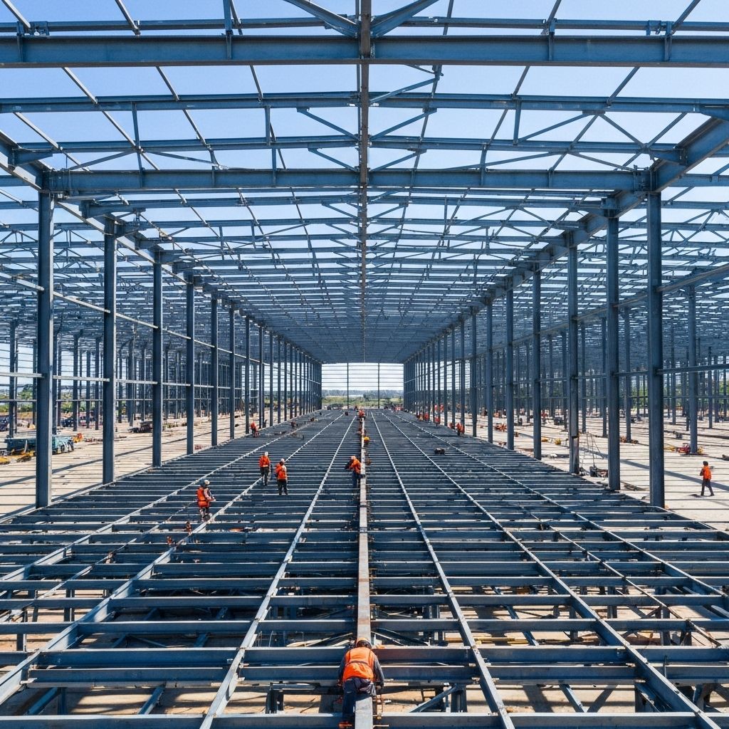 Metal construction site